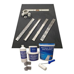 Pro Linear Shower System Wetroom System & Waterproofing Kit WSK