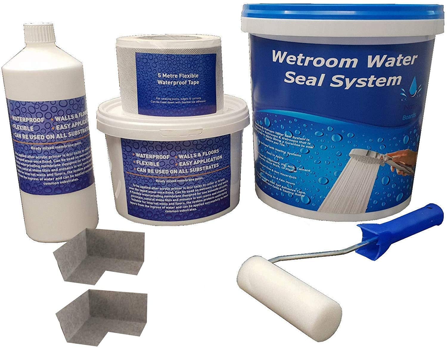 20mm Linear Wetroom Kit Complete System Waterproof Watertight Design