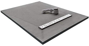 Linear Tile Base Tray & Waste System (Y/L) - Waterproof Watertight Design