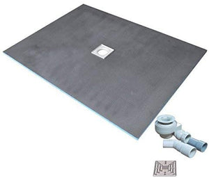 Wetroom Kit Square Grate Tile Base Tray & Waste System (Y/S)