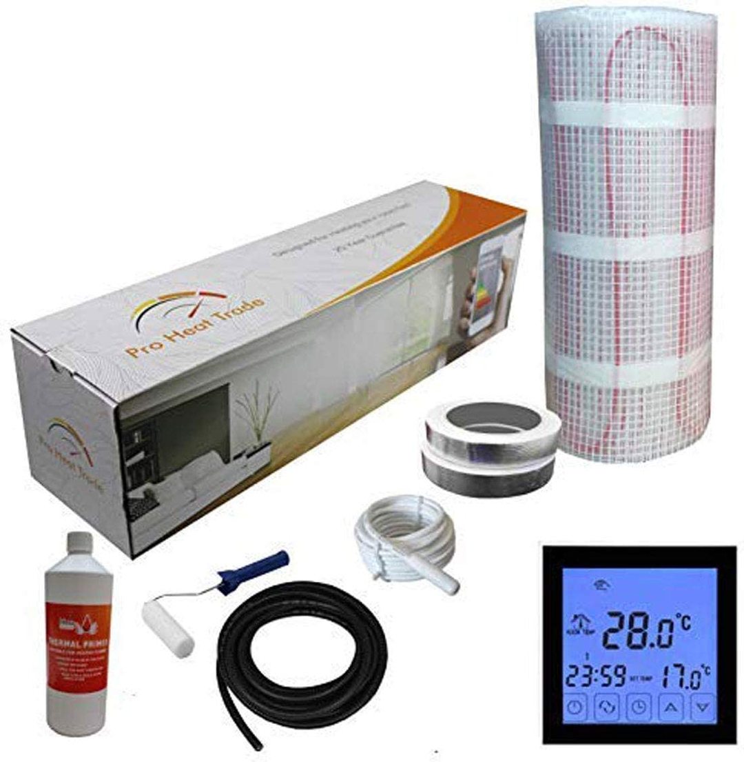 Yellow Box Electric Underfloor Heating Kit 200w per m² with Touchscreen Thermostat