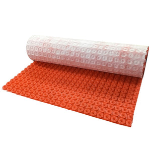 Underfloor Membrane Mat Base Underlay for Loose Cable Heating, Anti-Crack (Red)