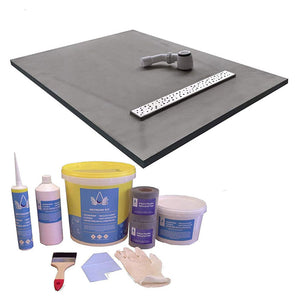 Linear Tile Base Tray & Waste System (Y/L) - Waterproof Watertight Design