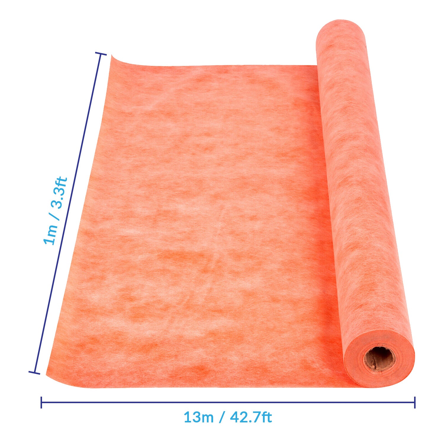 Ultra Thin Wall & Floor Orange Cloth, Decoupling Membrane Waterproof Underlay