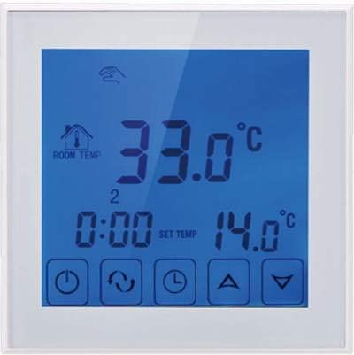 Elite Red Electric Underfloor Foil Heating Kit 150w per m² with Touchscreen Thermostat