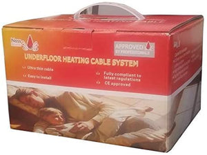 Electric Underfloor Heating Cable System 150w per m², No Thermostat