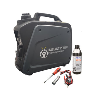 Instant Power Portable Suitcase Inverter Petrol Generator 4 Stroke 4HP 1200W 12V 240V